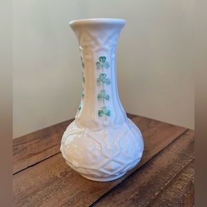Belleek bud vase